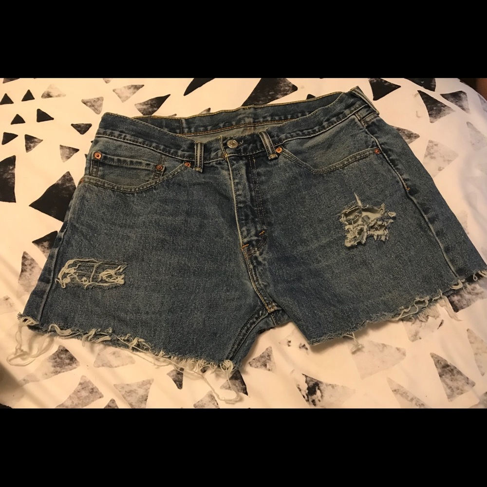 Levi’s vintage 505 denim shorts